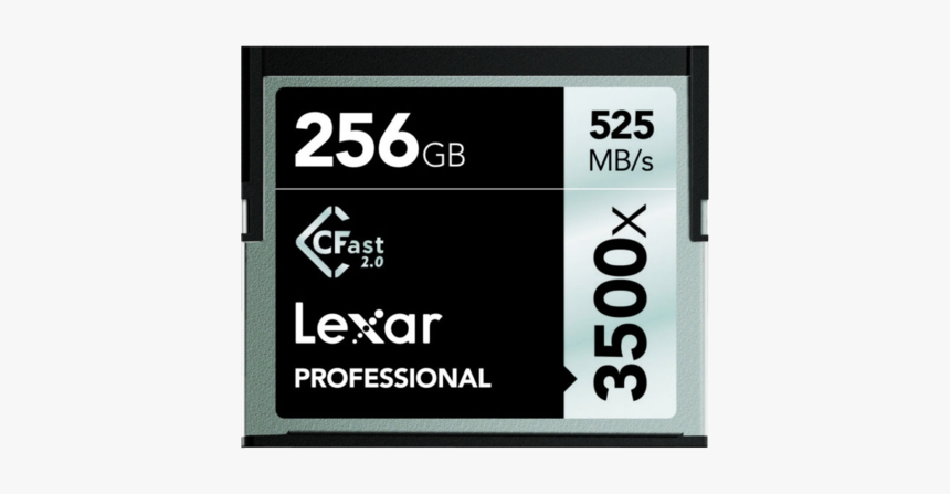 256gb Lexar 3500x Cfast - Lexar, HD Png Download
