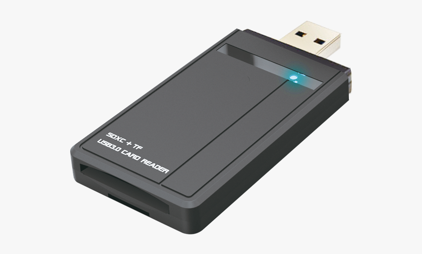 0 To Sd/micro Sd Card Reader - Usb Flash Drive, HD Png Download