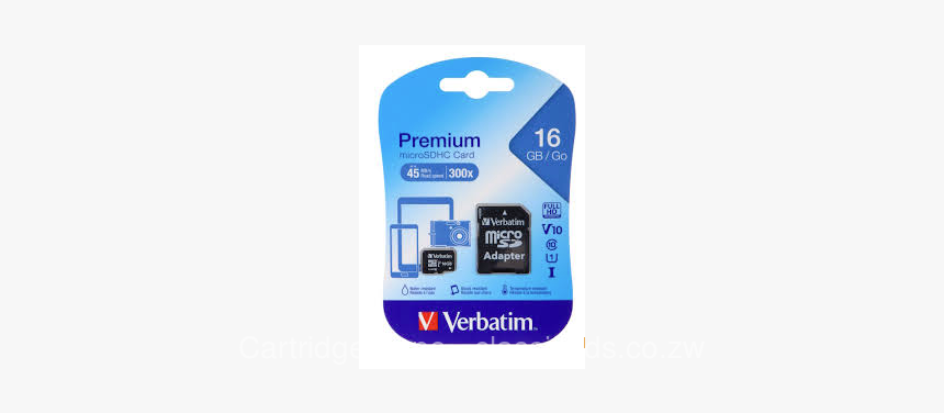 Micro Sd Verbatim 16gb, HD Png Download