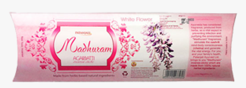 Patanjali Madhuram White Flower Agarbatti, 1 Packet - Lip Gloss, HD Png Download