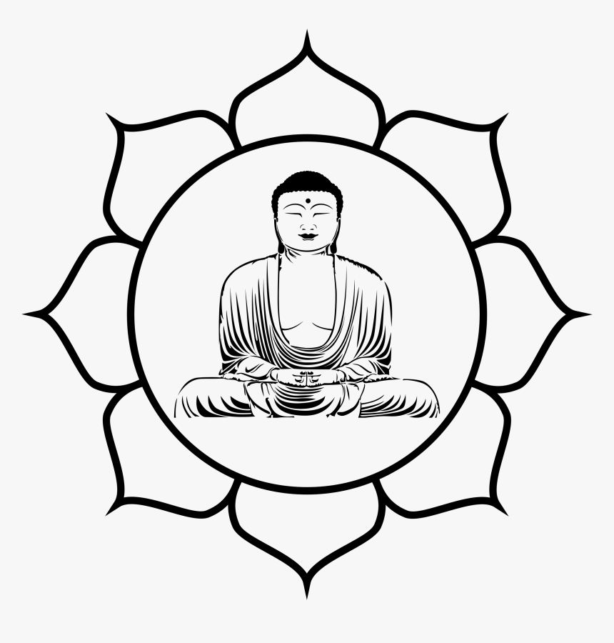 Buddha Lotus Clip Arts - Drawing On Kindness Matter, HD Png Download