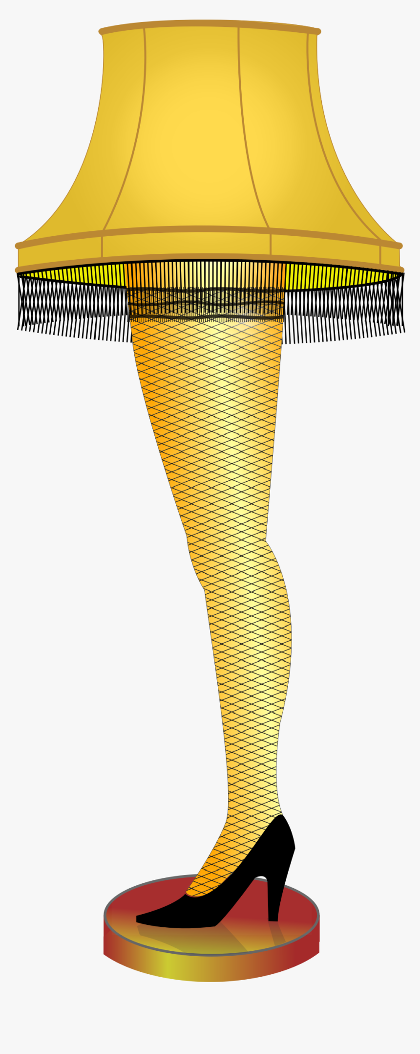 Clip Art Leg Lamp Clip Art - Christmas Story Lamp Clip Art, HD Png Download