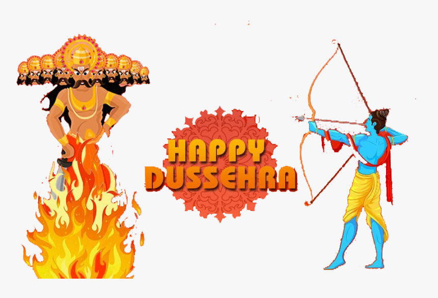 Happy Dussehra 2018 Png Free Pic - Dussehra Banner, Transparent Png