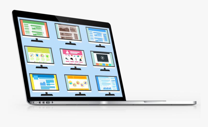 Website Design In Laptop, HD Png Download