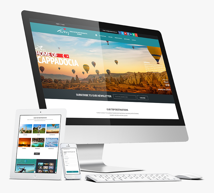 Web Design Hamilton - Imac Ipad Mock Up, HD Png Download