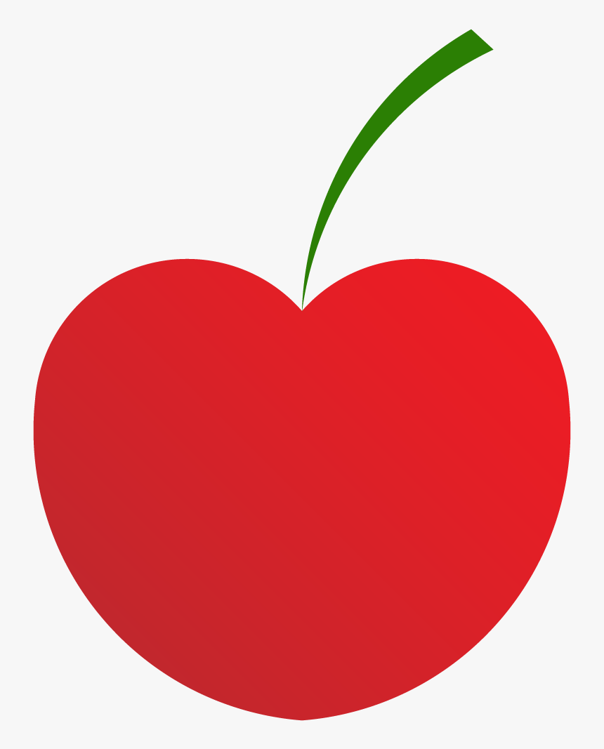 Cherry Heart - Cherry Heart Vector, HD Png Download