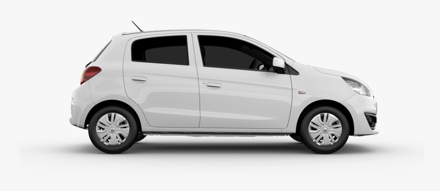 Mitsubishi Mirage Hatchback White, HD Png Download