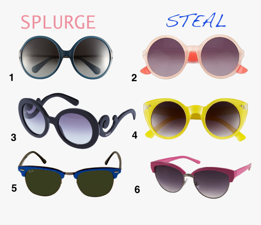 - Prada Baroque Round Sunglasses - Youtube, HD Png Download