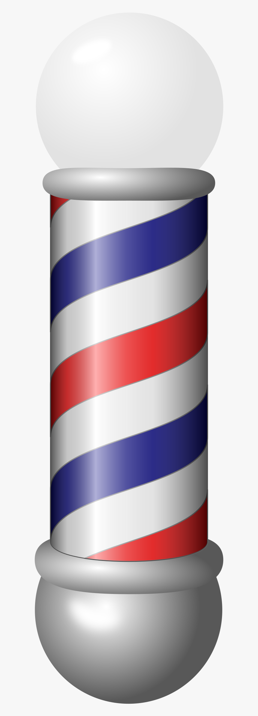 Pole Png Hd Transparent - Barber Shop Pole Png, Png Download