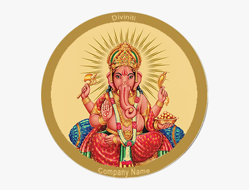 Designer Ganesha Car Frame Mcf 1cr 
 Title Designer - Gift Photo Frame Png, Transparent Png