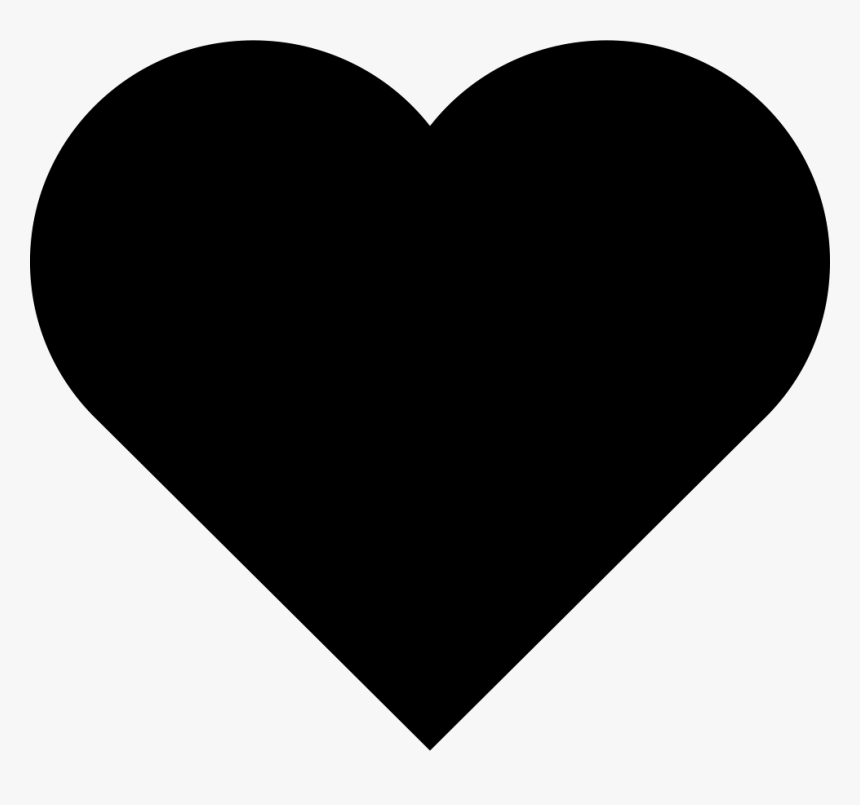 Heart - Black Heart Clipart, HD Png Download