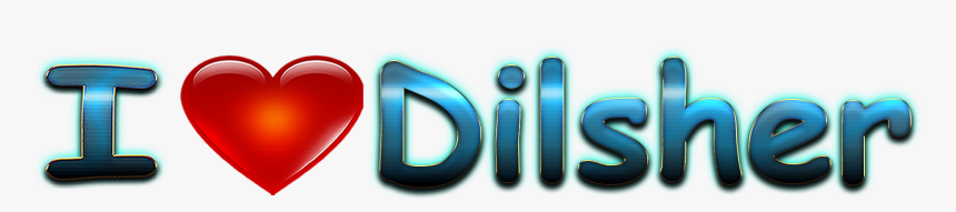 Dilsher Love Name Heart Design Png - Jennifer Name, Transparent Png