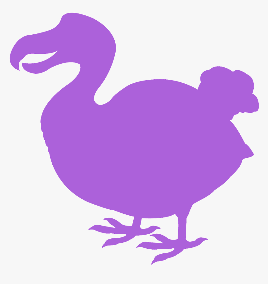 Dodo Bird Silhouette, HD Png Download