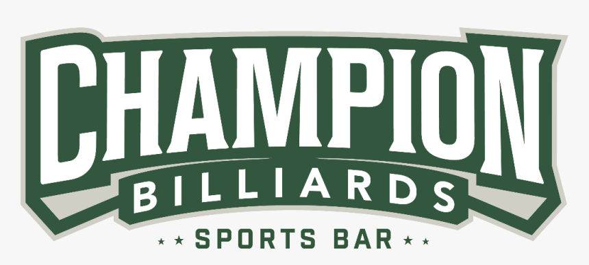 Champion Billiards Sports Bar - Champions Billiards Sports Bar, HD Png Download
