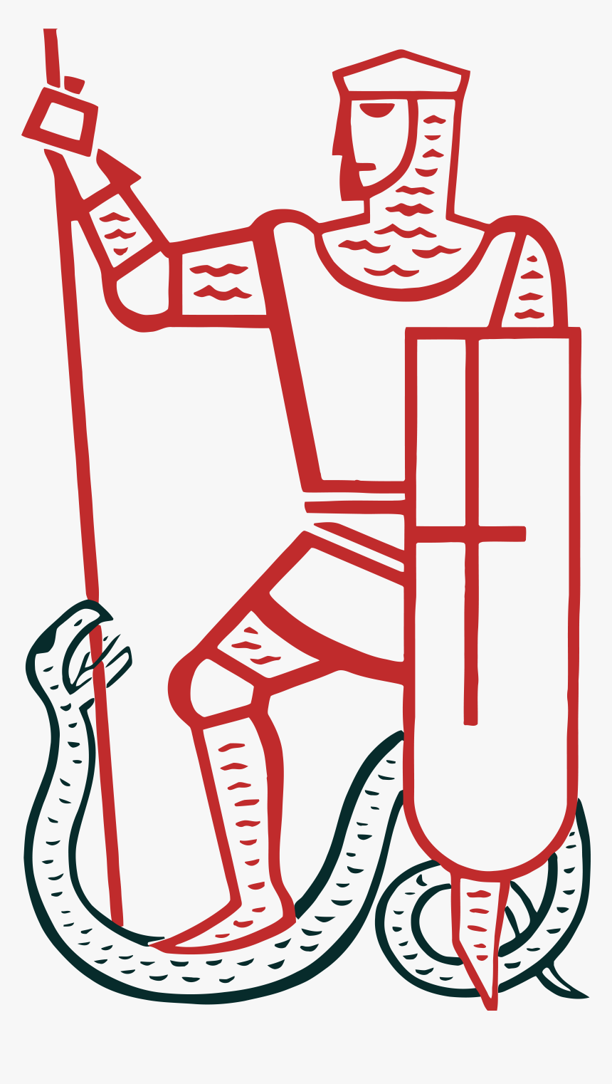 Transparent Shield Clipart Png - Knight Clipart Black And White, Png Download