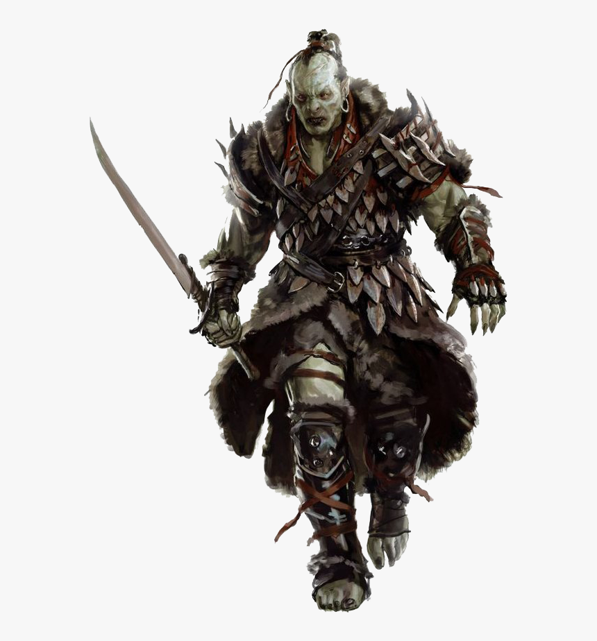 Warrior Png Transparent Image - D&d Orc, Png Download