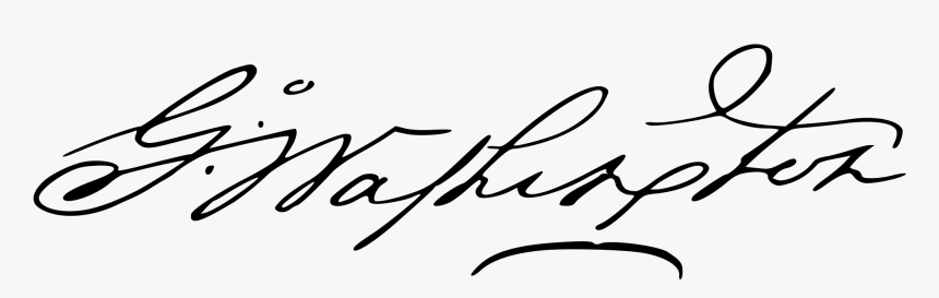 George Washington Signature On The Constitution, HD Png Download