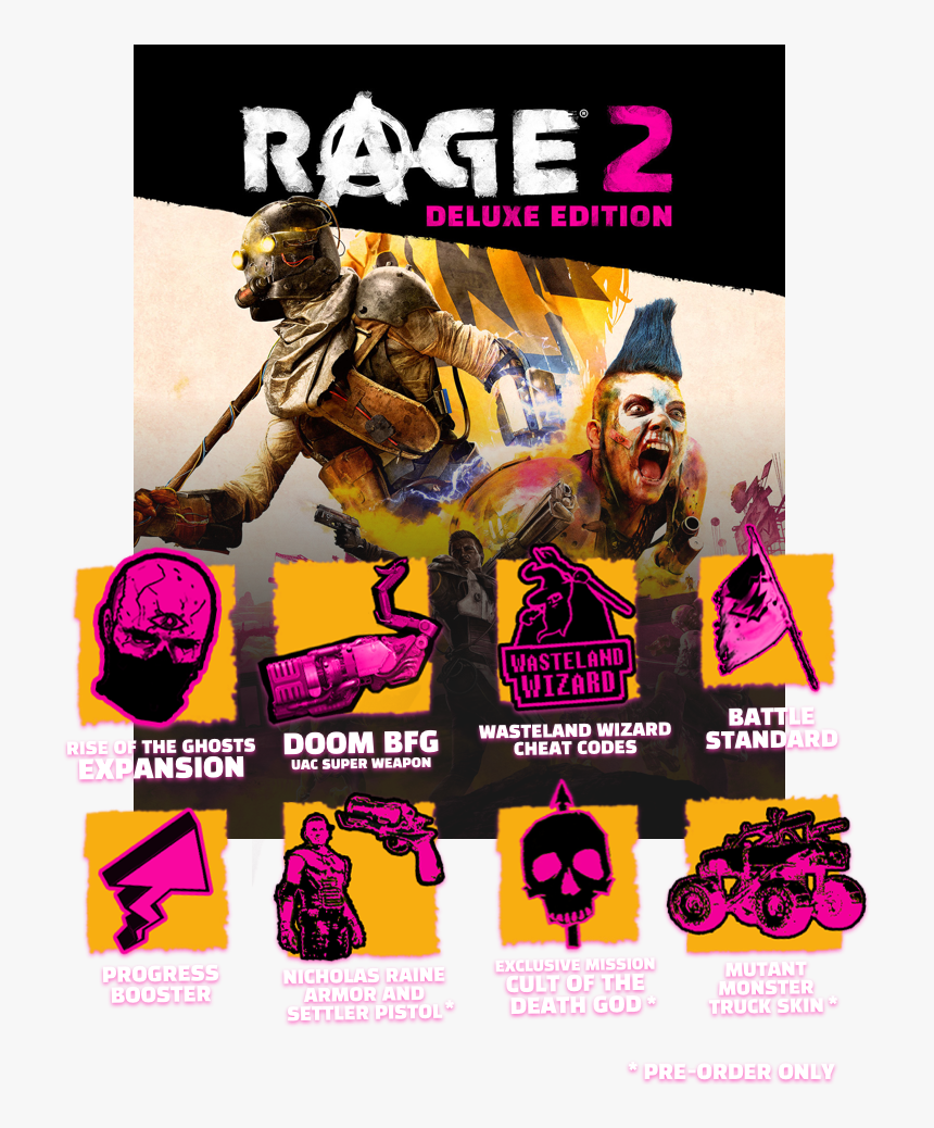 Rage 2 Deluxe Edition, HD Png Download