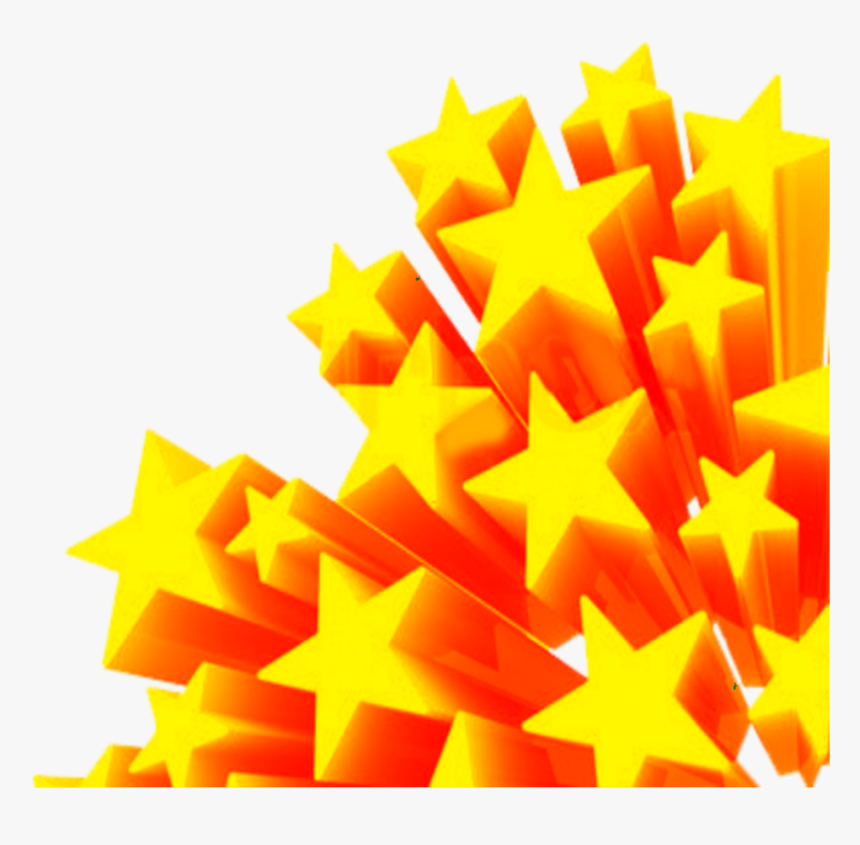 #mq #yellow #orange #stars #star - Hd Orange Stars, HD Png Download