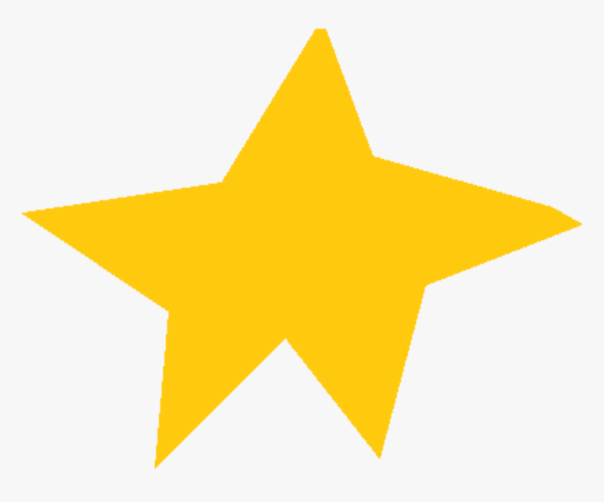 Sheriff Star Png - Png Format Yellow Star Png, Transparent Png