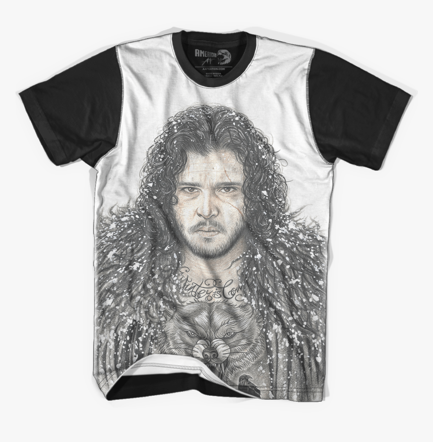 Jon Snow Inked - Aldo Raine Apache T Shirt, HD Png Download