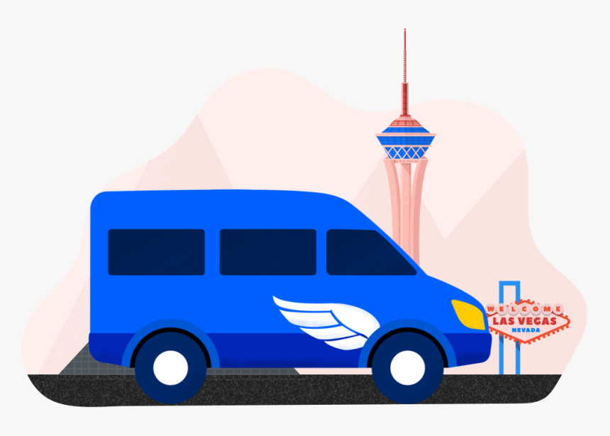 Supershuttle Las Vegas, HD Png Download
