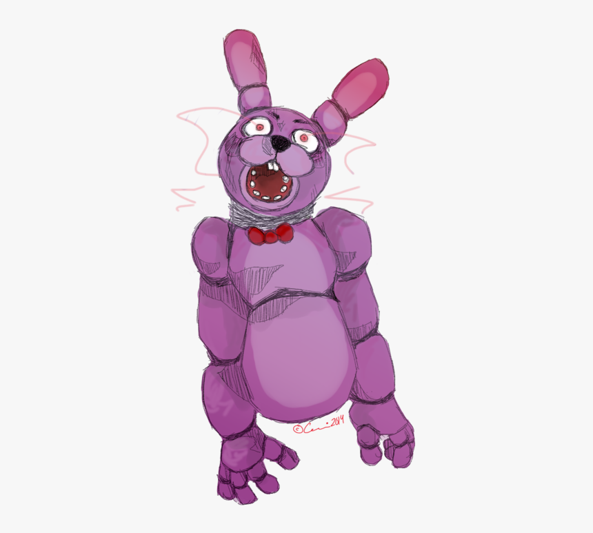 Bonnie Goes Rawr - Bonnie From Five Nights At Freddy's Art, HD Png Download