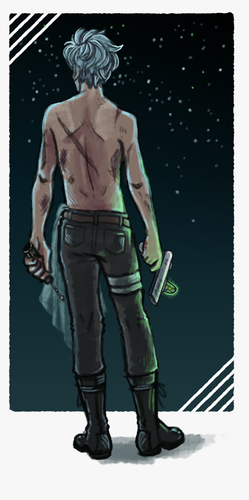 Young Rick Sanchez Fanart, HD Png Download