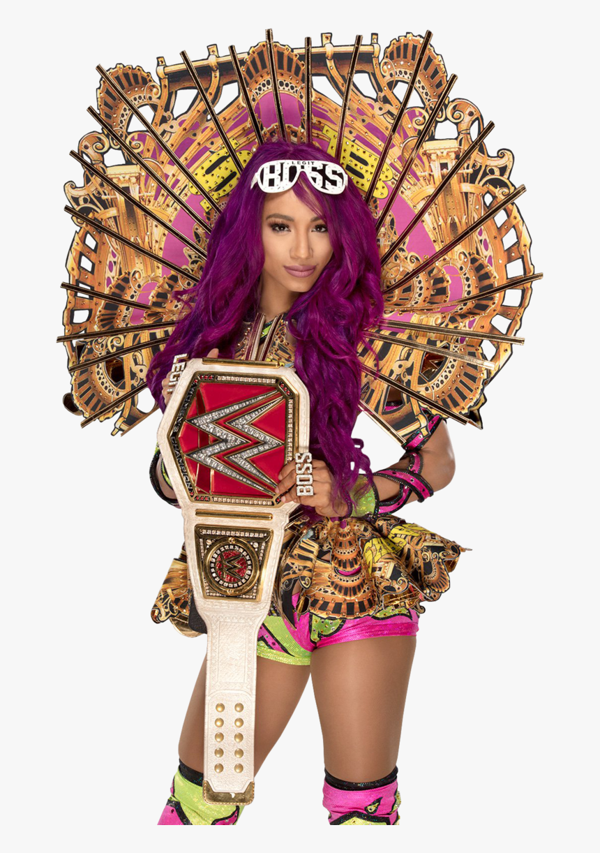 Wwe Raw 2018 Sasha Banks, HD Png Download