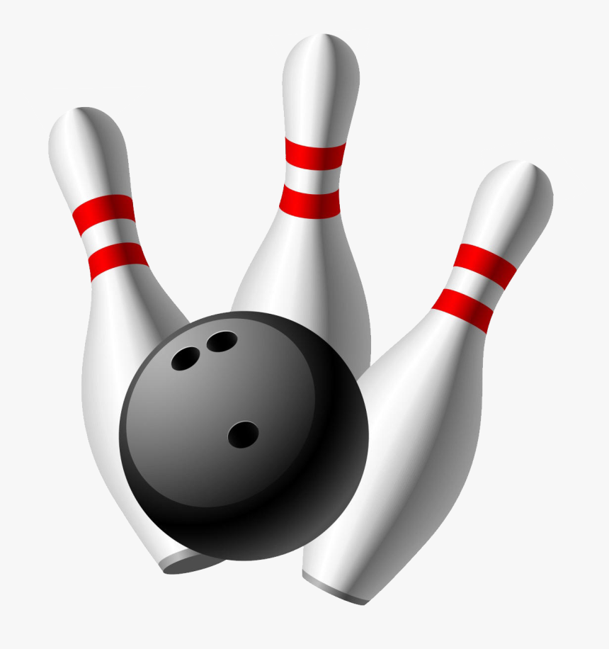 Collection Of Transparent - Transparent Background Bowling Pins Clipart, HD Png Download