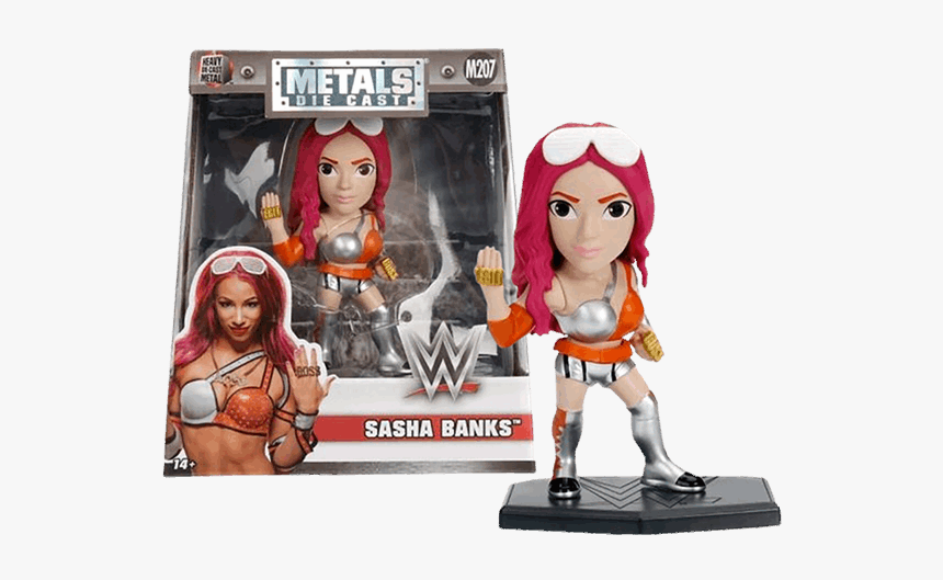 Wwe Metal Diecast Sasha Banks, HD Png Download