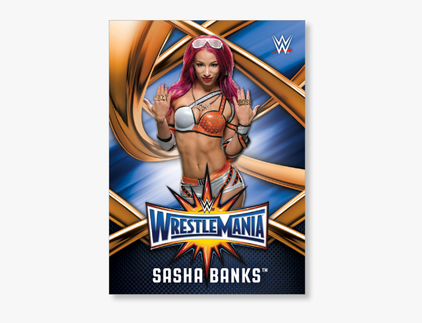 Sasha Banks 2017 Wwe Road To Wrestlemania Wrestlemania - Wwe Undertaker Trading Cards, HD Png Download