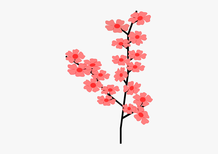 Plant,flower,petal - Japanese Flower Clipart, HD Png Download