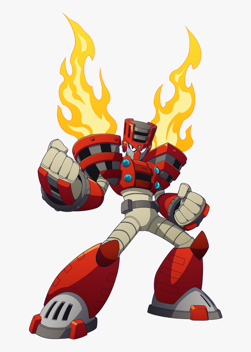Robert On Twitter - Mega Man 11 Torch Man, HD Png Download