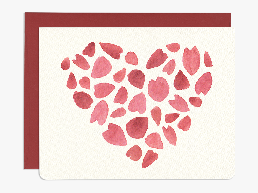 Romantic Petal Greeting Card - Greeting Card, HD Png Download