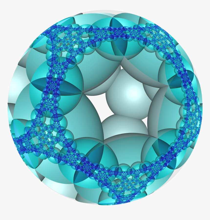 Hyperbolic Honeycomb 3 5 6 Poincare Cc - Circle, HD Png Download