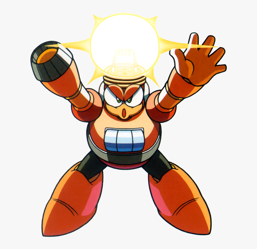 Mega Man Bright Man, HD Png Download