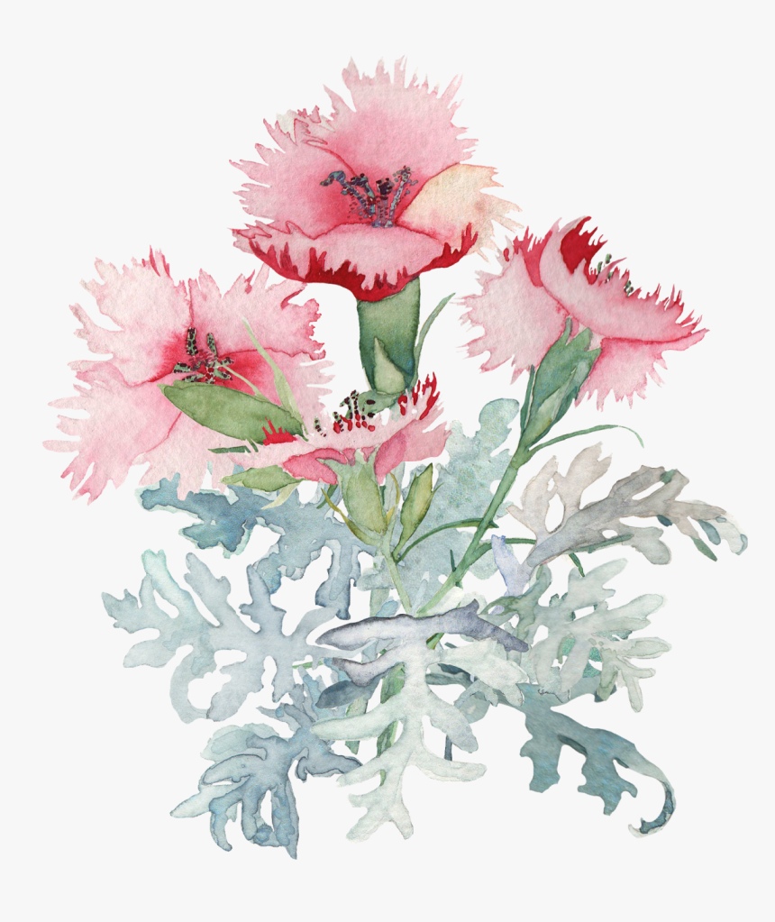 Deep Cove Flowers - Flower Watercolor Png, Transparent Png