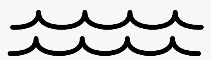 Wave Clipart Black And White Happy Birthday Clipart - Waves Clipart Black And White, HD Png Download