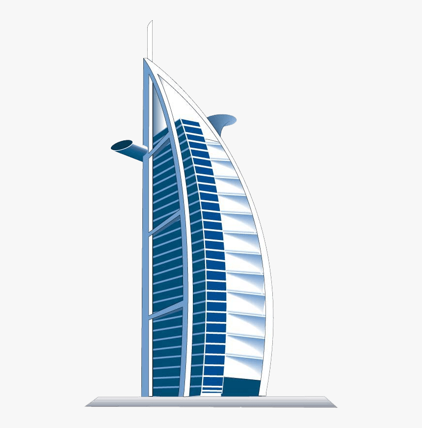 Burj Khalifa Transparent - Burj Al Arab Png, Png Download