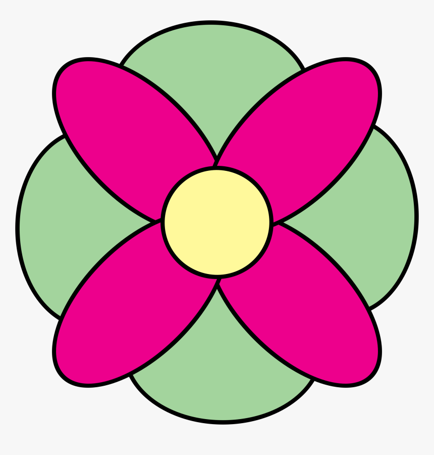 Petal Clipart Big Flower - Clip Art, HD Png Download