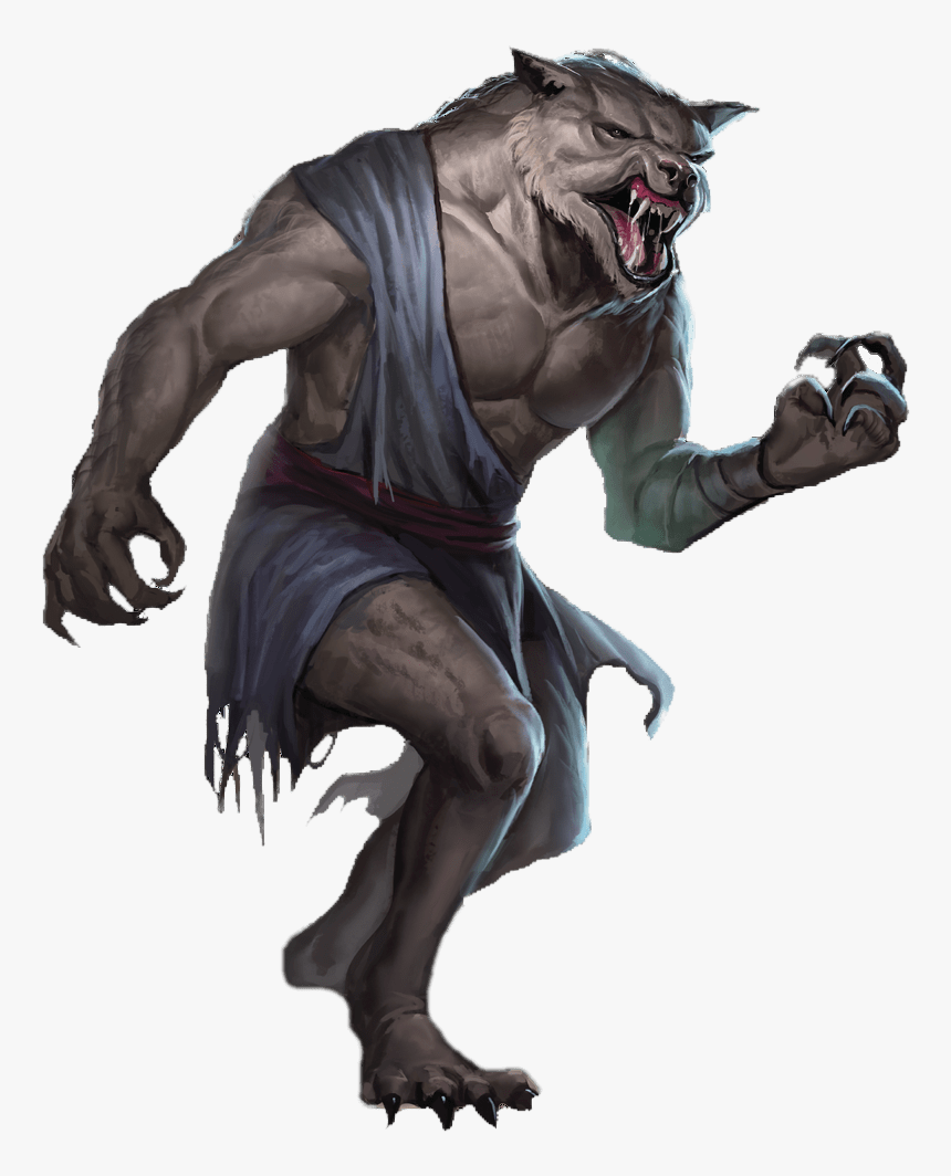 Werewolf Realm Of Midgard - Werewolf Dnd 5e, HD Png Download