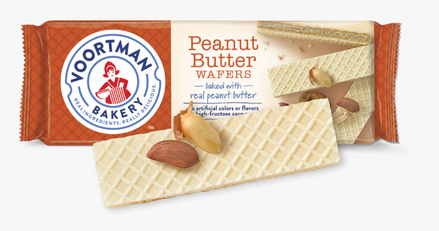 Peanut Butter Wafers - Voortman Peanut Butter Wafers, HD Png Download