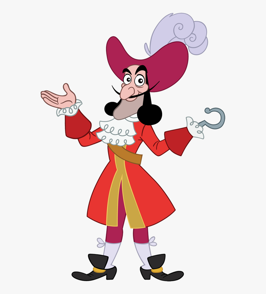 Pirate Clipart Pirate Captain - Captain Hook Clip Art, HD Png Download