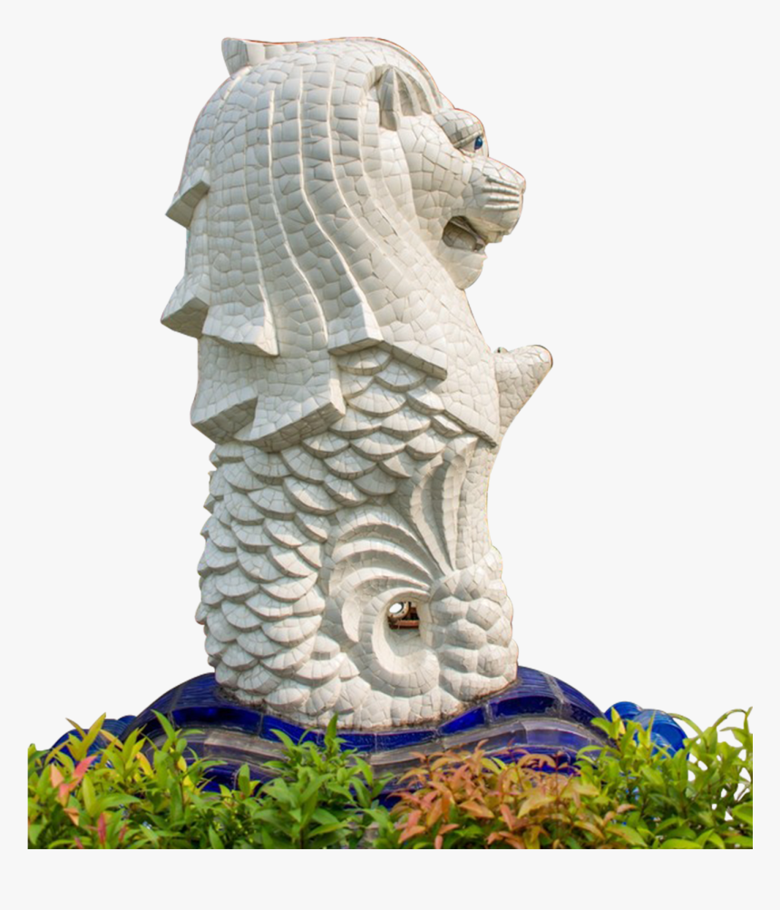 Stone Merlion Statue Material Park Changchun Sentosa - Statue, HD Png Download