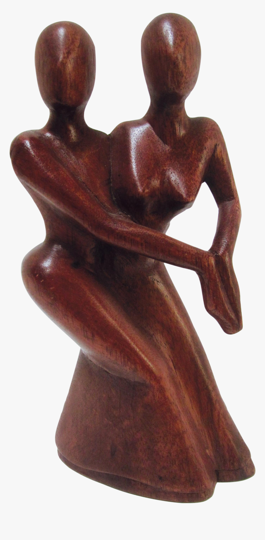 Embracing Lovers Statue Png - Statue, Transparent Png