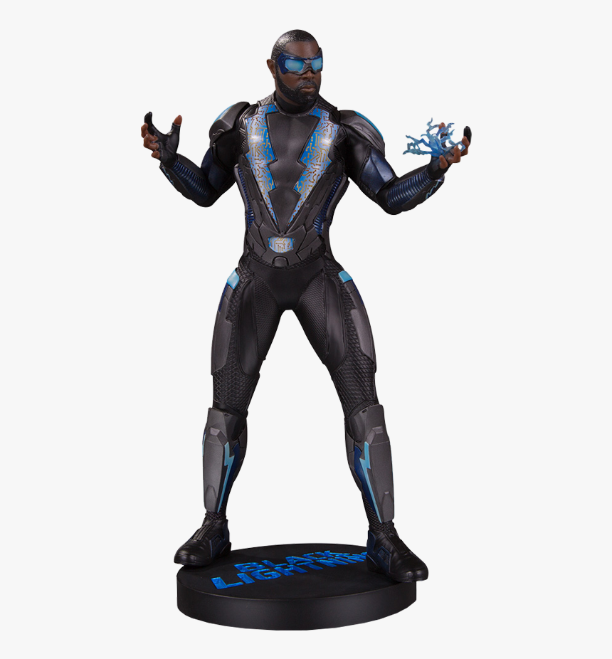 Black Lightning Statue, HD Png Download