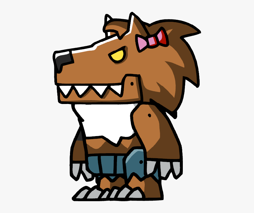 Scribblenauts Werewolf, HD Png Download