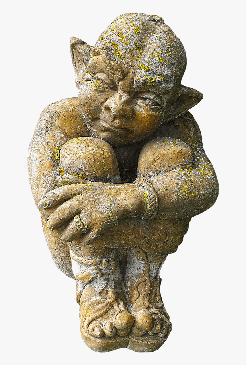 Vintage Garden Gnome Statue - Statue, HD Png Download