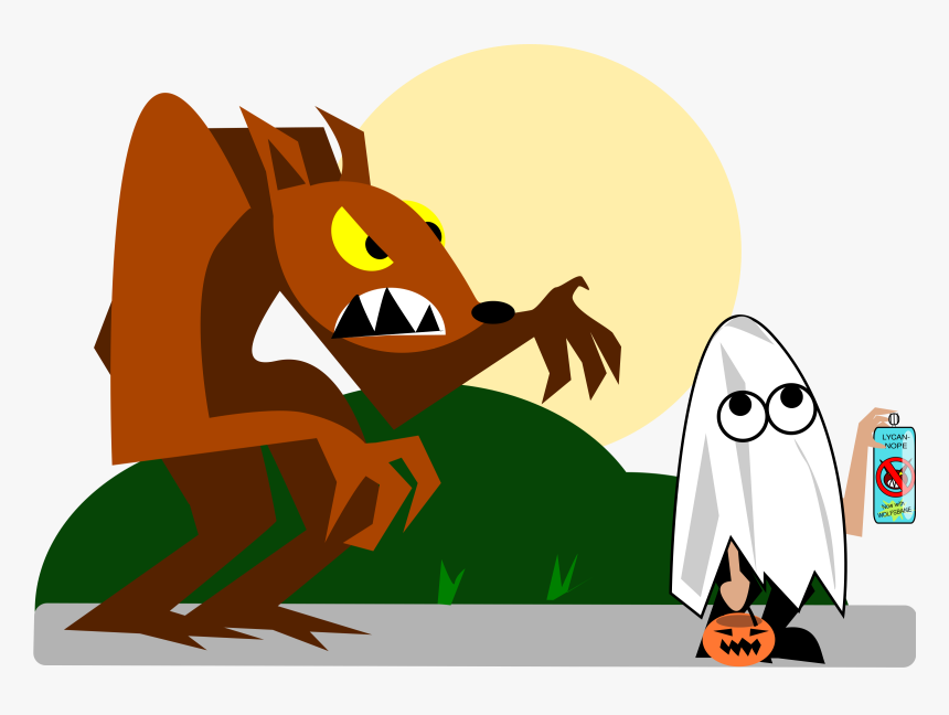 Werewolf Vs Kid Clip Arts - Cartoon Werewolf Png, Transparent Png